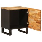 vidaXL Cabinet de chevet 2 Pièces Marron 40 x 33 x 46 cm