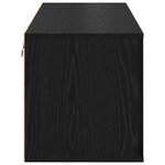 vidaXL Cabinet à chaussures avec étagère Chêne noir 100 x 35 x 38 cm