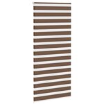 vidaXL Store zèbre marron 110x200cm largeur du tissu 105 9cm polyester