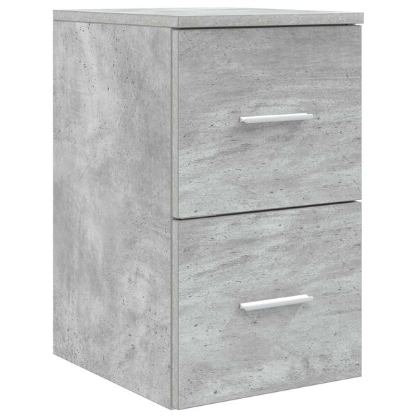 vidaXL Meuble de Salle de Bain In-between Gris béton 30 x 41 x 50 cm