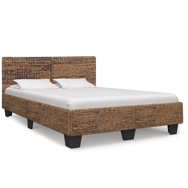 vidaXL Cadre de lit Rotin naturel 160 x 200 cm