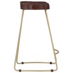vidaXL Tabourets de bar Gavin lot de 2 bois de manguier massif