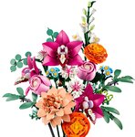 LEGO Botanicals - Bouquet de Fleurs Roses - Set de Décoration 10342 pour Adultes