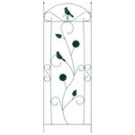 vidaXL Clôture de jardin 3 Pièces Vert 112 x 40 cm Acier