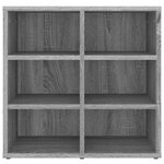 vidaXL Armoire à chaussures Sonoma gris 52 5x30x50 cm