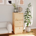 vidaXL Buffet 32x34x75 cm Bois massif de pin