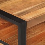 vidaXL Table basse 120x55x40 cm bois massif d'acacia