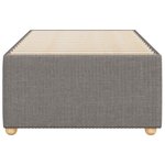 vidaXL Cadre de lit sans matelas taupe 90x190 cm tissu