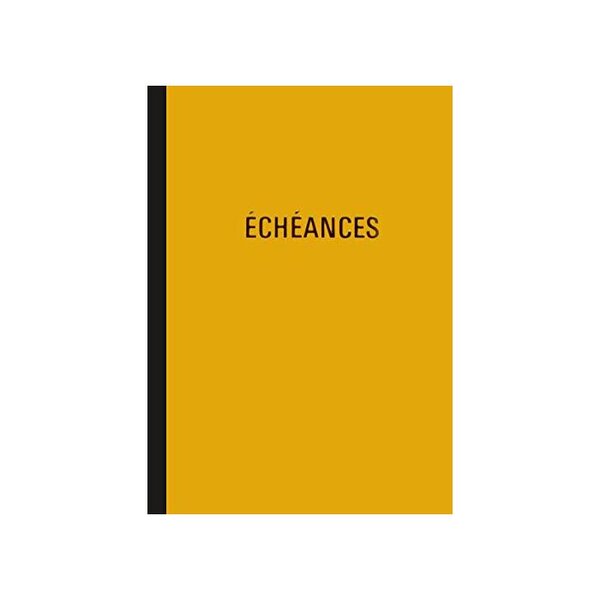 Cahier piqûre 'Echéances' 230 x 180 mm vertical 24 lignes 96 pages ELVE