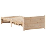 vidaXL Cadre de lit sans matelas 90x190 cm bois de pin massif