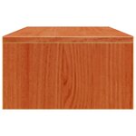 vidaXL Support de moniteur marron miel 50x27x15 cm bois de pin solide