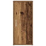 vidaXL Armoires à chaussures 2 Pièces vieux bois bois d'ingénierie