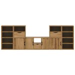 vidaXL Meubles TV 5 Pièces avec rangement ODDA bois de pin massif