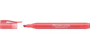 Surligneur TEXTLINER 38 Pointe Biseautée 1 - 4 mm Rouge FABER-CASTELL
