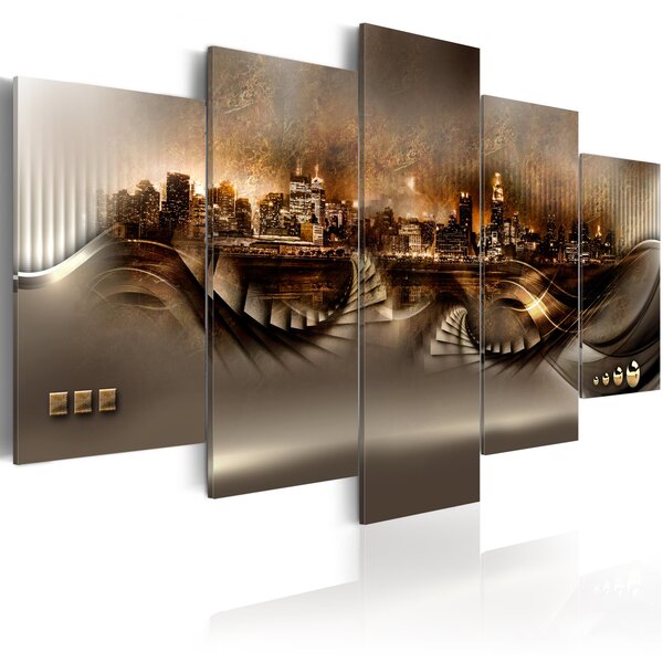 Tableau - lost city l x h en cm 100x50