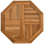 vidaXL Dessus de table 50x50x2 5 cm octogonal bois de teck massif