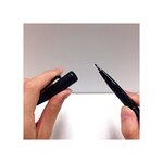 Stylo feutre sign pen ses15 pte brush flexible rouge x 10 pentel