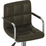 vidaXL Tabourets de bar lot de 2 marron similicuir