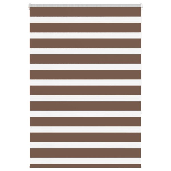 vidaXL Store zèbre marron 115x150cm largeur du tissu 110 9cm polyester