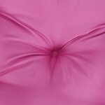 vidaXL Coussins de chaise à dossier haut lot de 2 rose tissu oxford