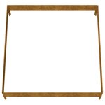 vidaXL Lit surélevé de jardin 100x100x26 cm acier corten