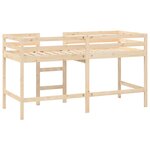 vidaXL Lit mezzanine d'enfants sans matelas avec échelle 80x200 cm