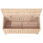 vidaXL Boîte de rangement de jardin 108x42 5x54 cm Bois massif de pin