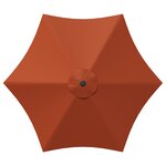 vidaXL Parasol de jardin avec base 270 x 270 cm Polyester