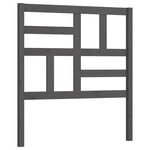 vidaXL Tête de lit Gris 106x4x104 cm Bois massif de pin