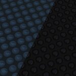 vidaXL Film solaire de piscine flottant PE 300x200 cm Noir et bleu