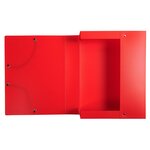 Boite De Classement Exabox Dos 60mm Polypropylène 7/10e Opak - A4 - Rouge - X 8 - Exacompta