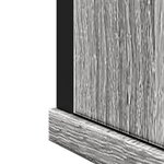 vidaXL Armoire à miroir de salle de bain sonoma gris bois d’ingénierie