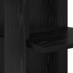 vidaXL Bureau d'Angle avec Rangement Chêne noir 140 x 113.5 x 75 cm