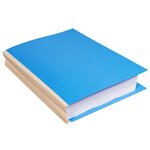 Paquet de 10 chemises à dos toilé, carte 320 grammes, dos 3cm, 24x32cm, coloris ass... EXACOMPTA