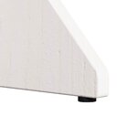 vidaXL Table basse 3 Pièces Blanc
