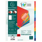 Jeu de 12 intercalaires en carte forte