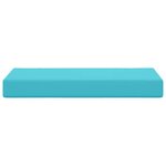 vidaXL Coussin d’assise Turquoise 80 x 40 x 8 cm 100   polyester