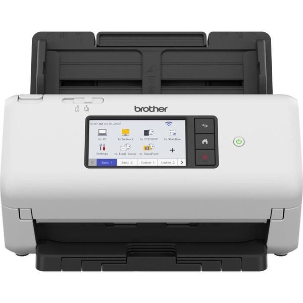 Scanner de documents bureautique recto-verso ADS-4700 40 ppm/80 ipm - Ethernet  Wi-Fi  Wi-Fi Direct
