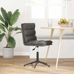 vidaXL Chaise de salle à manger Noir Similicuir
