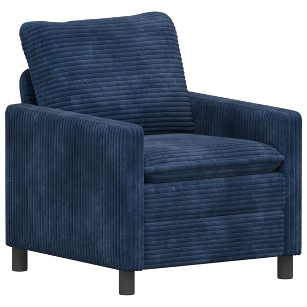 vidaXL Canapé Bleu marine 76 x 81 x 87 5 cm Polyester