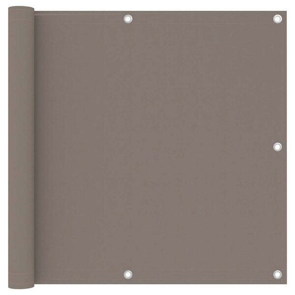 vidaXL Écran de balcon Taupe 90x300 cm Tissu Oxford