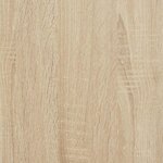 vidaXL Table de chevet chêne sonoma 40x35x50 cm bois d’ingénierie