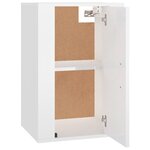 vidaXL Meubles TV muraux 2 Pièces Blanc brillant 40x34 5x60 cm