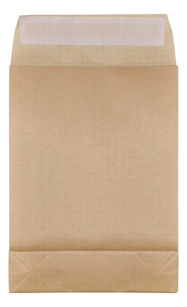 Lot de 50 enveloppes pochettes kraft armé à soufflet marron 280 x 365 + 70 mm