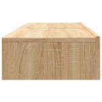 vidaXL Meubles TV avec éclairage LED 2 Pièces chêne sonoma 60x35x15 5 cm