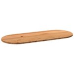 vidaXL Dessus de table 240x100x4 cm bois de chêne massif ovale