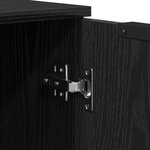 Buffet vidaXL Bois Noir 60x30x70 cm en Bois D'ingénierie