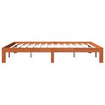 vidaXL Cadre de lit sans matelas cire marron 180x200cm bois pin massif