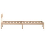vidaXL Cadre de lit bois de pin massif 100x200 cm