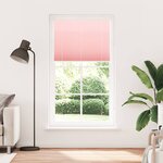 vidaXL Store plissé rose 110x200 cm largeur du tissu 109 4cm polyester